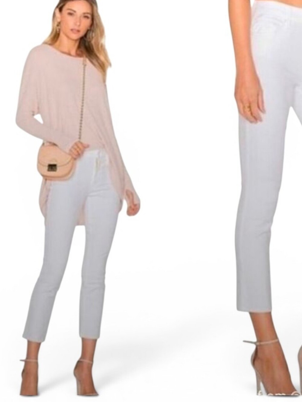RE/DONE X REVOLVE High Rise Ankle Crop Frayed Hem - Size 30